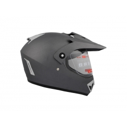 Vcan V370 Stone Gray helmet with glass